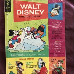 1969 WALT DISNEY Comics Digest #13 July FN- Mickey Mouse - Captain Nemo - etc