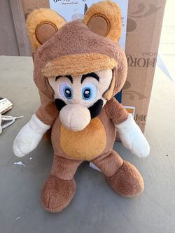 os. Tanooki Mario 9-Inch Plush