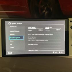 Nintendo Switch OLED With 1TB SD, Dock, Cables, Zelda Tears of the Kingdom ( No Other Games )