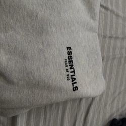 white essentials Hoodie heavy weight 