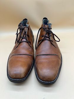 Rieker Men Boots Ankle Boots Leather Zip Lace-up size 46 USA 13