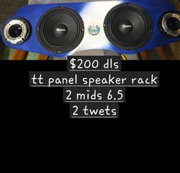 Speaker rack tt panel