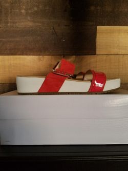 Women's 7.5 Frill slides suede
