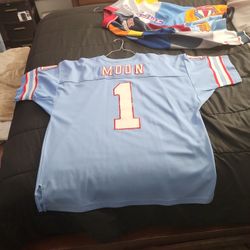 Warren Moon Jersey & Harlem Globetters 