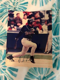 Tito Navarro San Diego Padres Baseball Autographed Photo