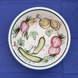 Vegetable Design Serving Bowl