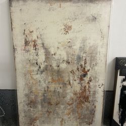 Home Goods Large acrylic Framed Abstract Wall Art