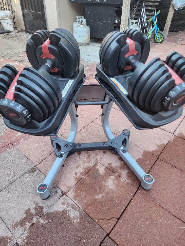 Bowflex Adjustable Weights And Stand