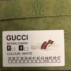 Gucci  Cowhide Slides