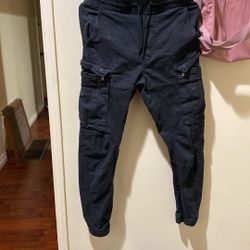 Hnm Cargo Black Pants Hardly Used It Fit Too Small It’s An Xs