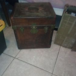 Antique Wooden Box Sure Mama