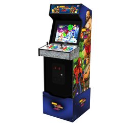 Arcade1Up Marvel Vs Capcom 2 Arcade with riser and Stool
