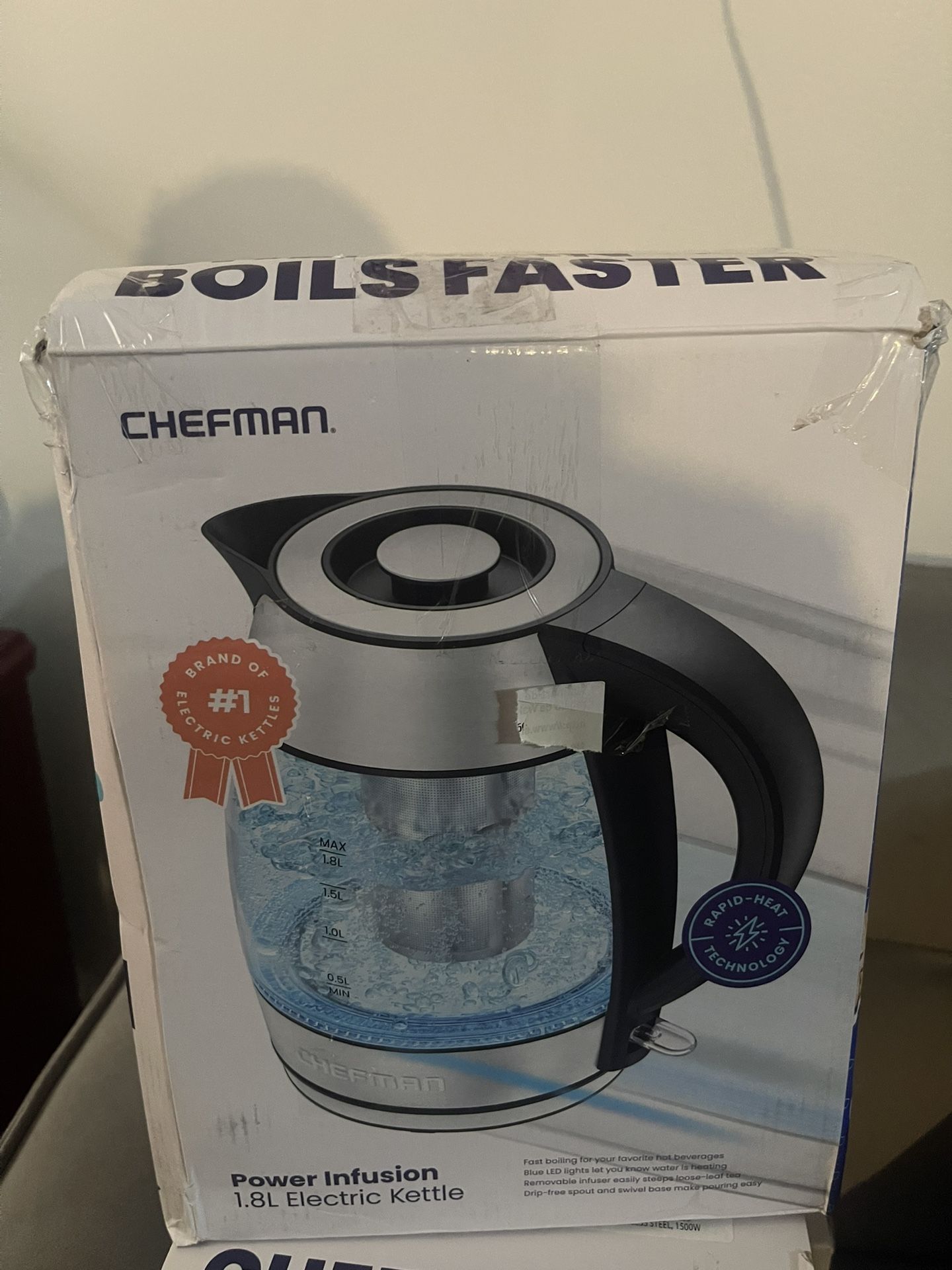 Chefman Rapid Boil Electric Kettle
