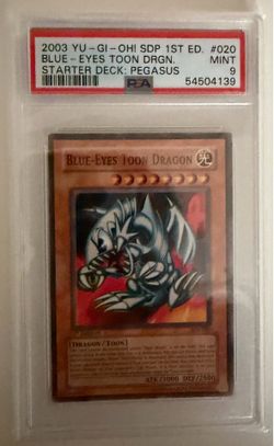 Blue-Eyes Toon Dragon Starter Deck PSA 9