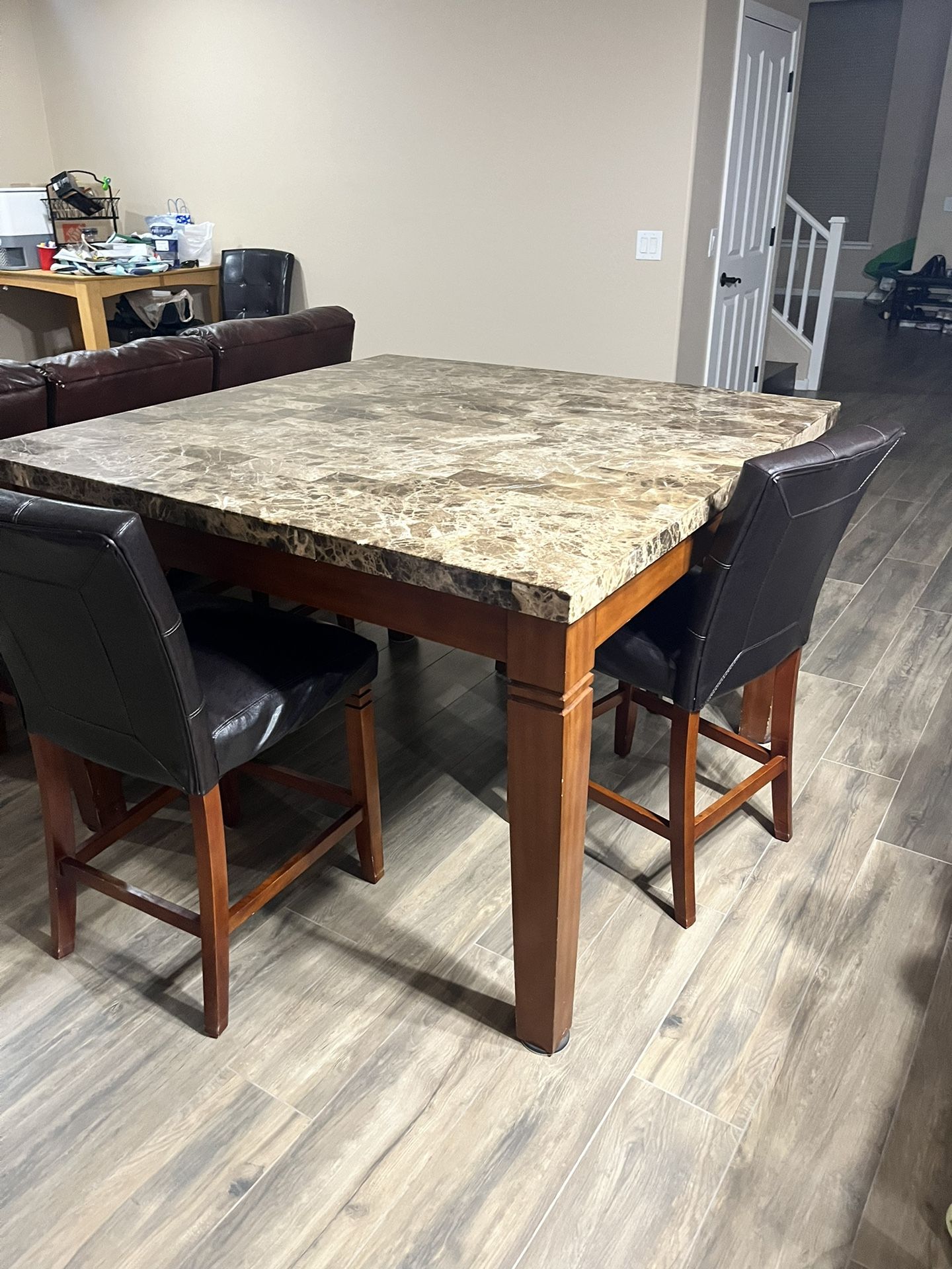 Marble Table Dining Set