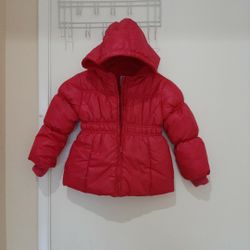 Girls Pink Winter Coat - Jacket Size 5T
