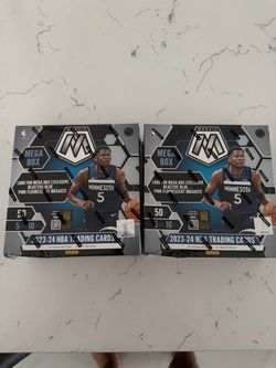 2023-24 Panini Mosaic NBA Mega Box (Lot of 2)