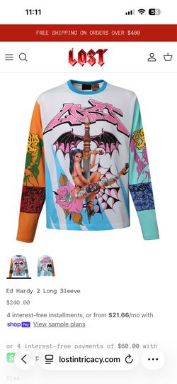 Lost Intricacy long sleeve t shirt size Men Small