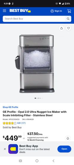 GE Profile Opal 2.0 Nugget Ice Maker Stainless Steel