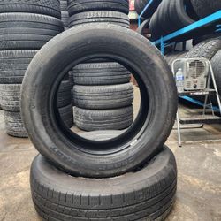 🔥 (2) 235 65 18 Continental CrossContact All Season Tires 