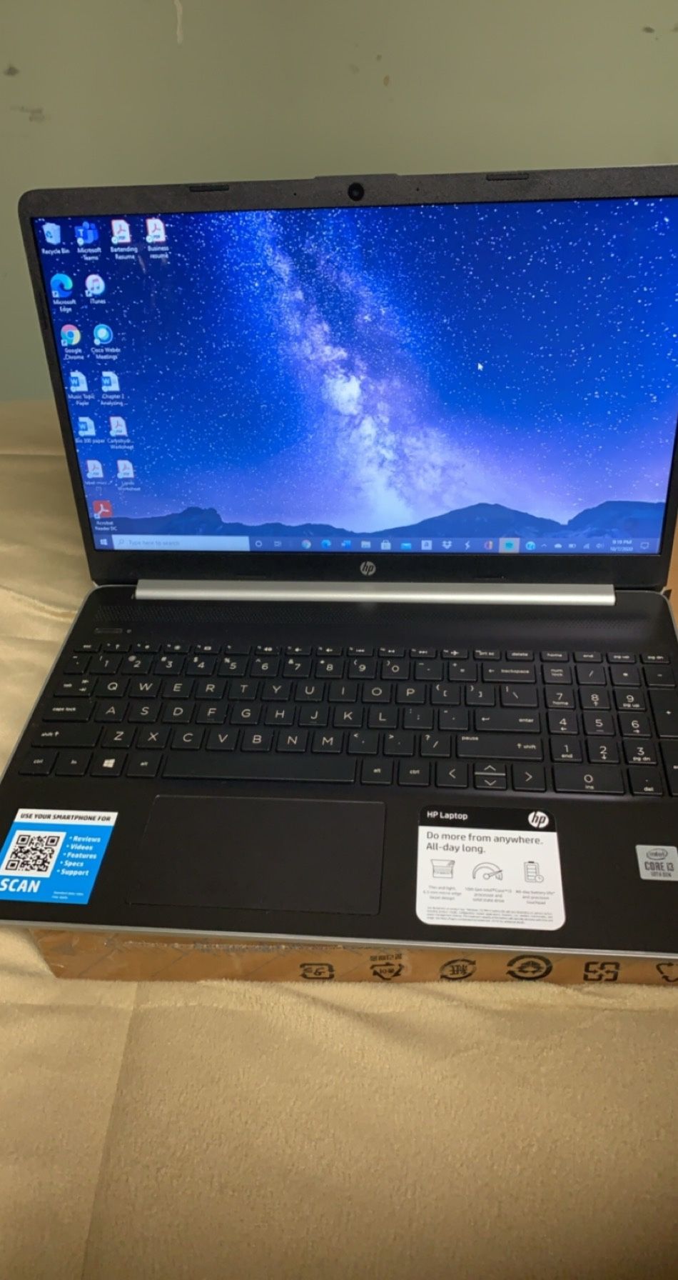 HP Natural silver touchscreen Laptop 15.6” (2020) Hp 15-DY1044-NR