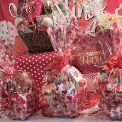 Home Made VALENTINE'S Day Gift Baskets!