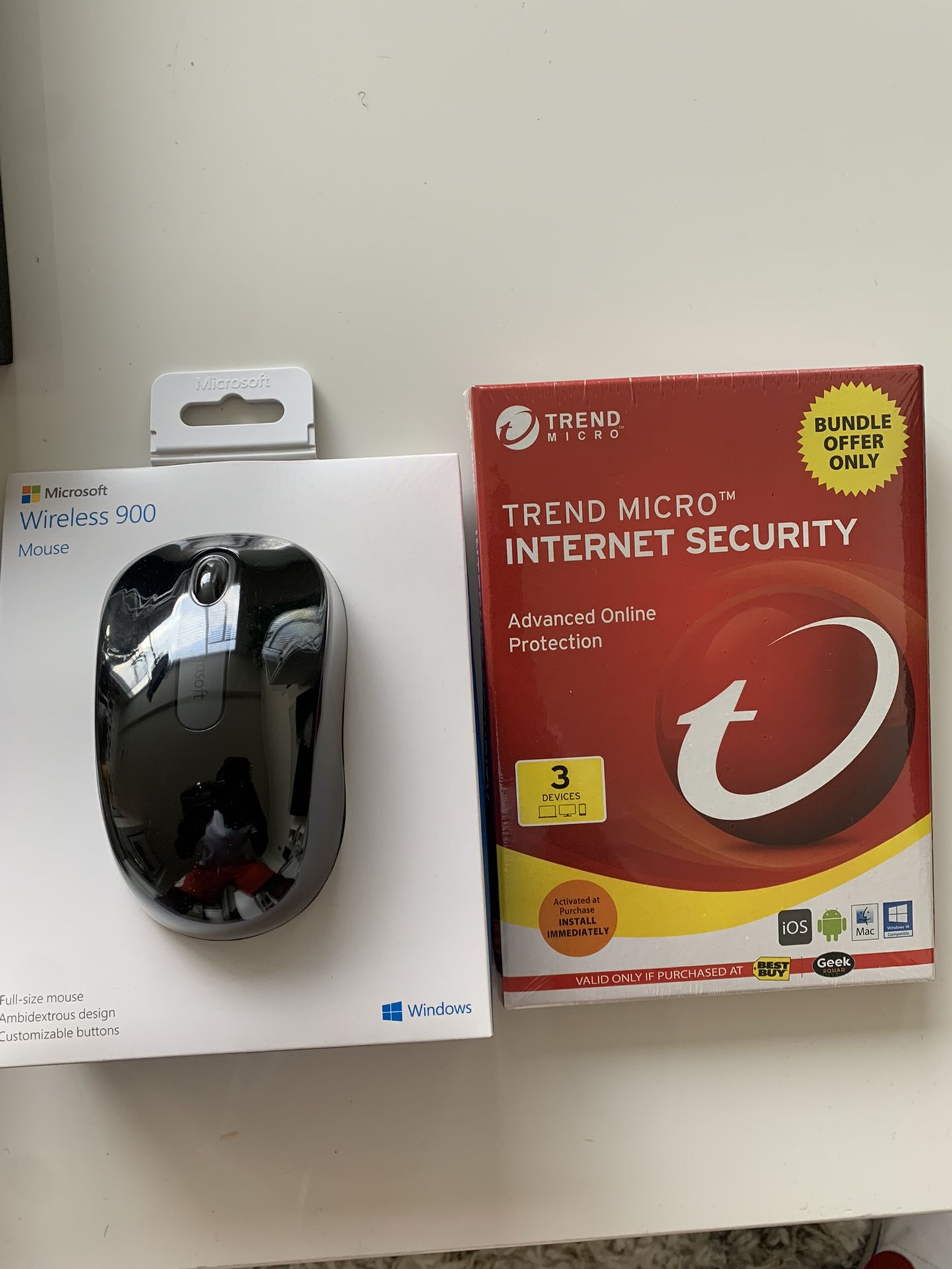 Microsoft Wireless Mouse Plus Internet Secrity 