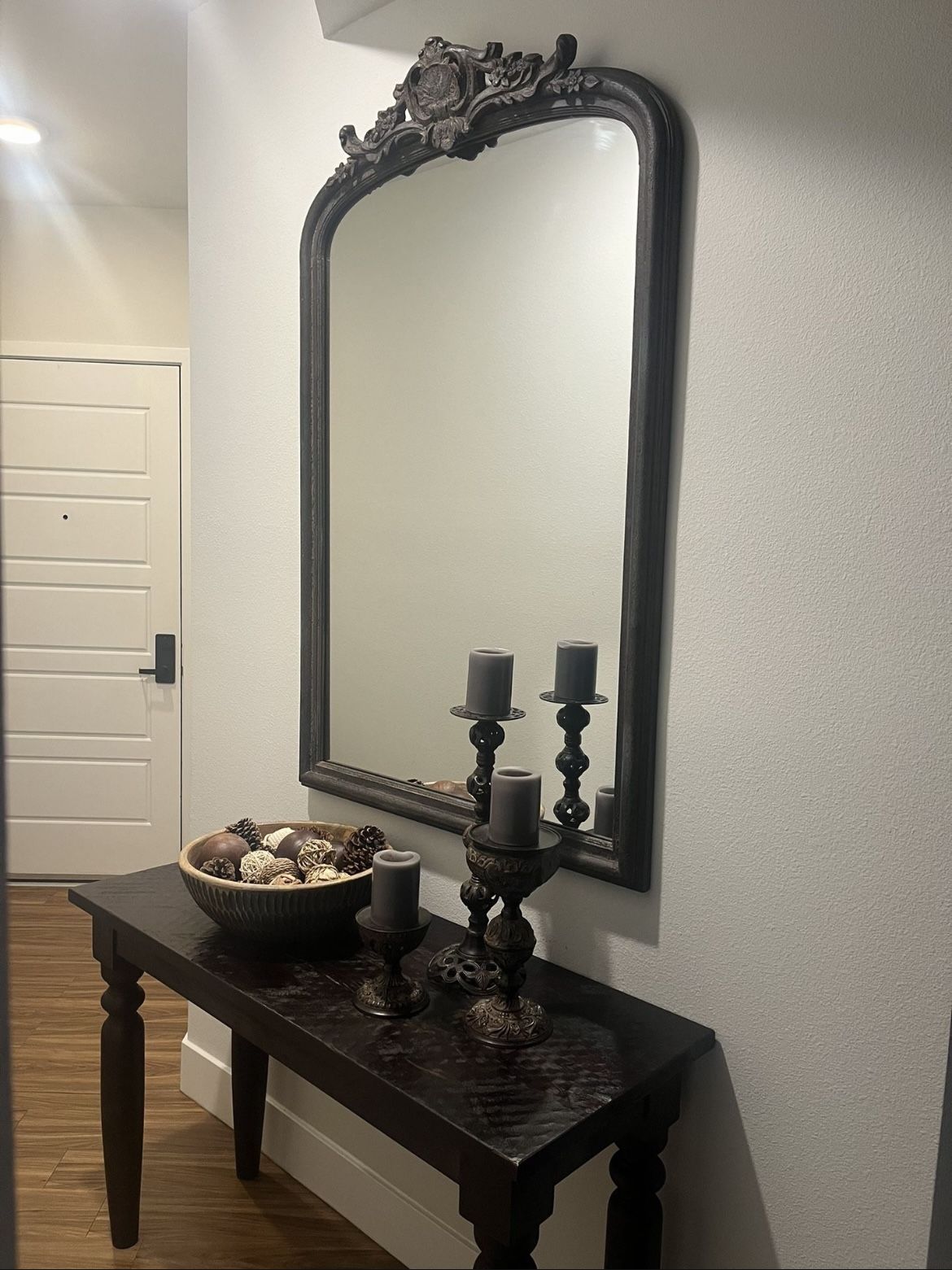 Beautiful Dark Brown Vintage Looking Mirror