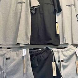 ESSENTIAL FEAR OF GOD LUXURY SHORT SET 4 COLORS AVAILABLE 