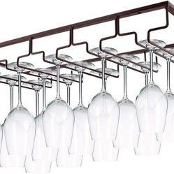 Wine Glasses Rack Under Cabinet Stemware Rack