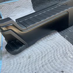 F250 F350 Super Duty XL Rear Bumper 2023-2026 Ford OEM Black Step like new take off. Some cosmetic scratches  Harness was cut off 