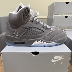 Nike Air Jordan 5 Wolf Grey Size 8