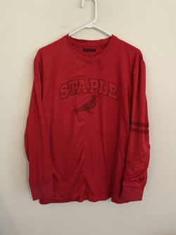 Staple / Pigeon Brand long sleeve jersey shirt size Large