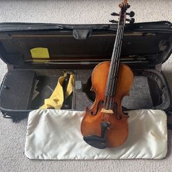 Antique German Handmade Violin – Early 1900s, Full Size