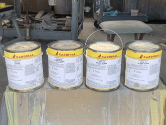 Lot Of Cardinal Woodclear And Reducer And Hardner