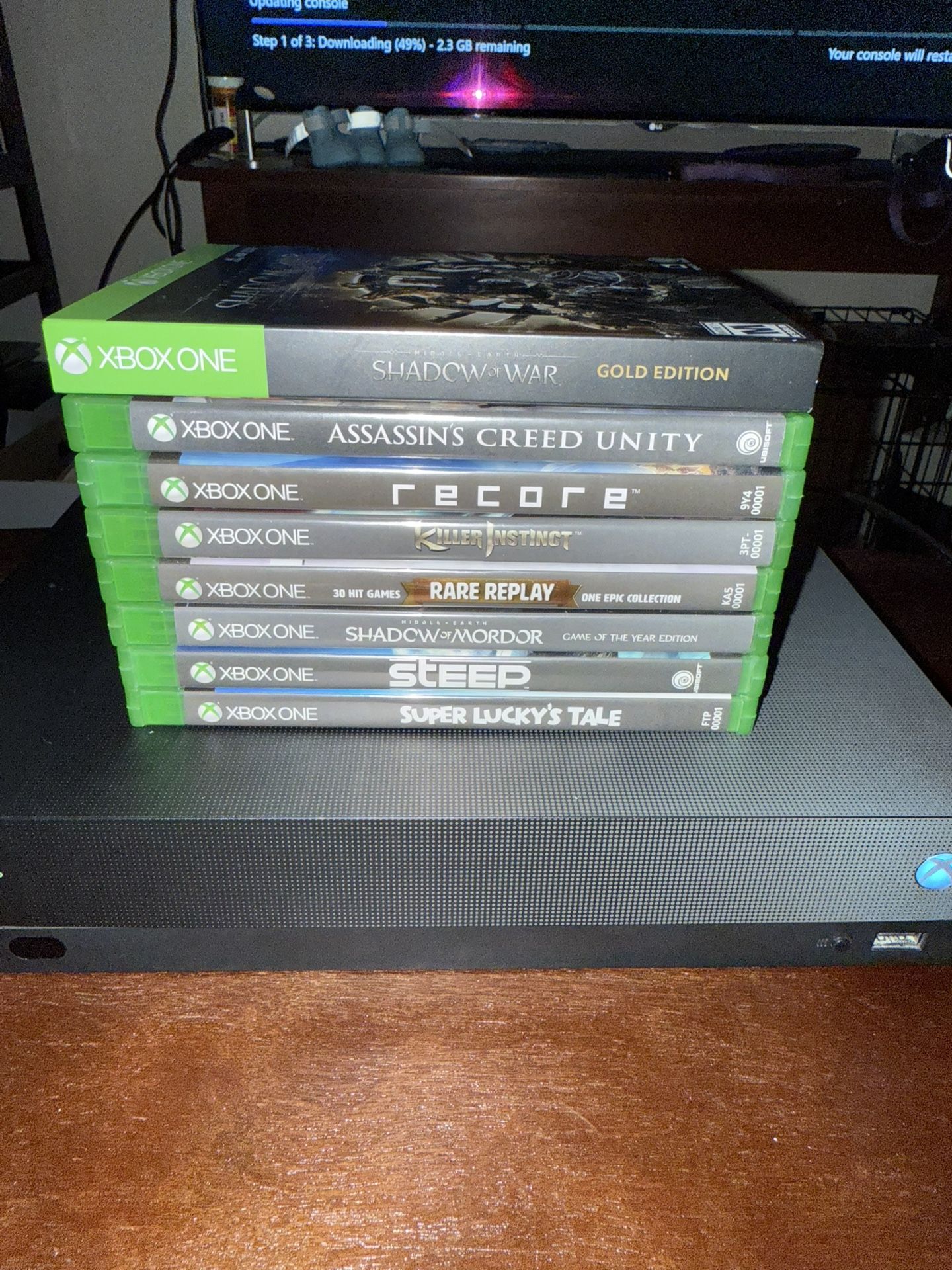 Xbox one X Project Scorpio Edition Plus Games.