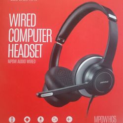 Mpow BH328 Office Headset Business Headset with Noise Reduction Sound USB/3.5mm Computer Headset

 - Brand New 