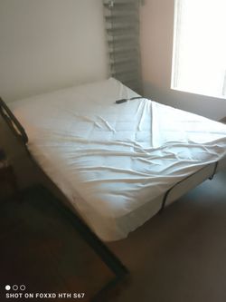 Adjustable Electric Bed Frame with Mattress