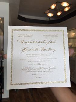 Wedding invitation & rsvp