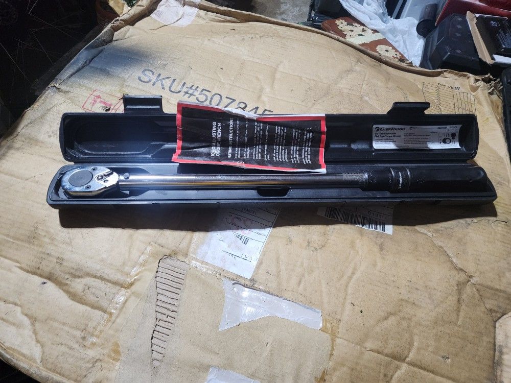 ever tough 67075 torque wrench 1/2