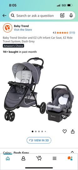 Baby Trend Stroller And Car Seat Combo
