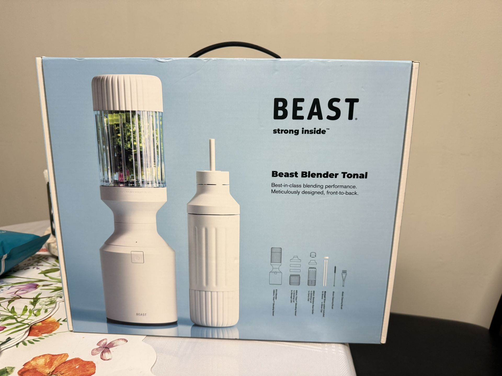 NEW Beast Blender Tonal w/Staineless Steel Bottle