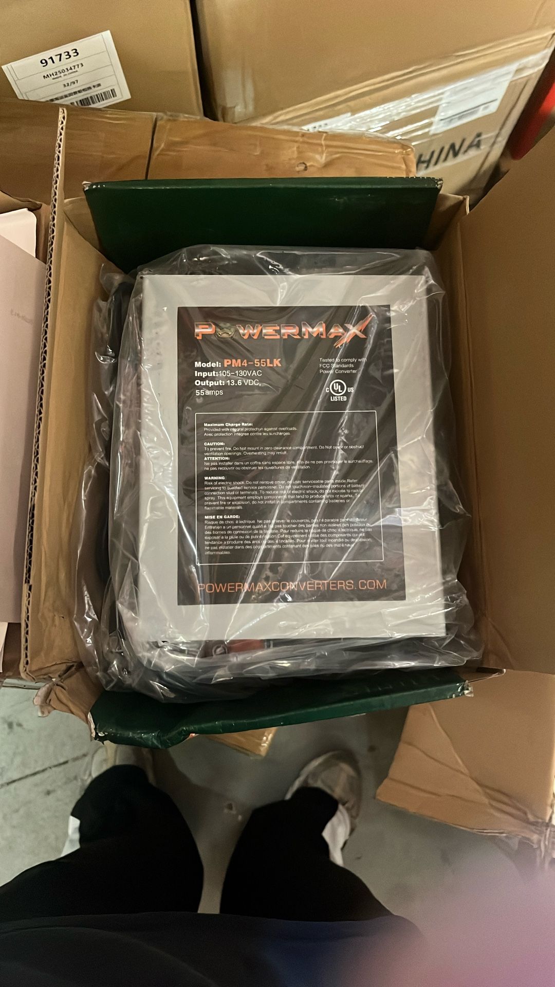 PowerMax 55 Amp RV Converter