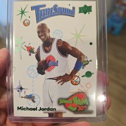 Michael jordan card tune squad space jam