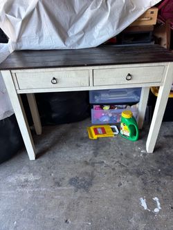 Side table with cabinets