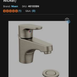 edgestone brushed nickel 1 handle faucet
