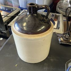 VTG American Stoneware Pottery Whisky/moonshine Jug 