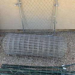 Galvanized Fence And Gate