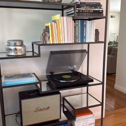 West Elm Tiered Tower Bookcase Antique Bronze