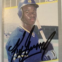 Ken Griffey Jr Autographed RC JSA